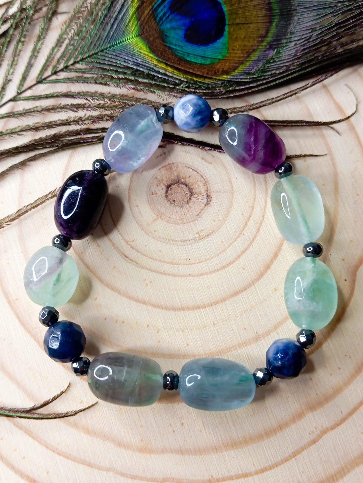 Bracelet en Fluorite