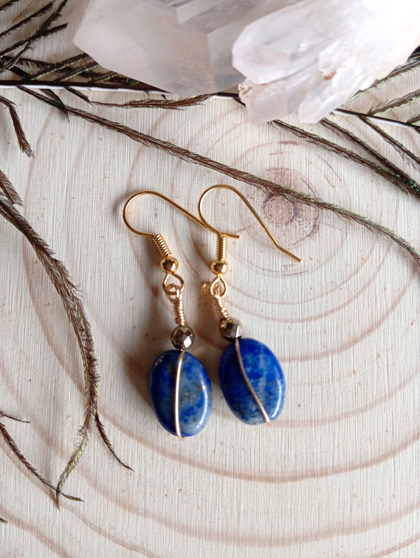 Boucles d'oreilles lapis lazuli