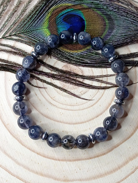 Bracelet en Iolite